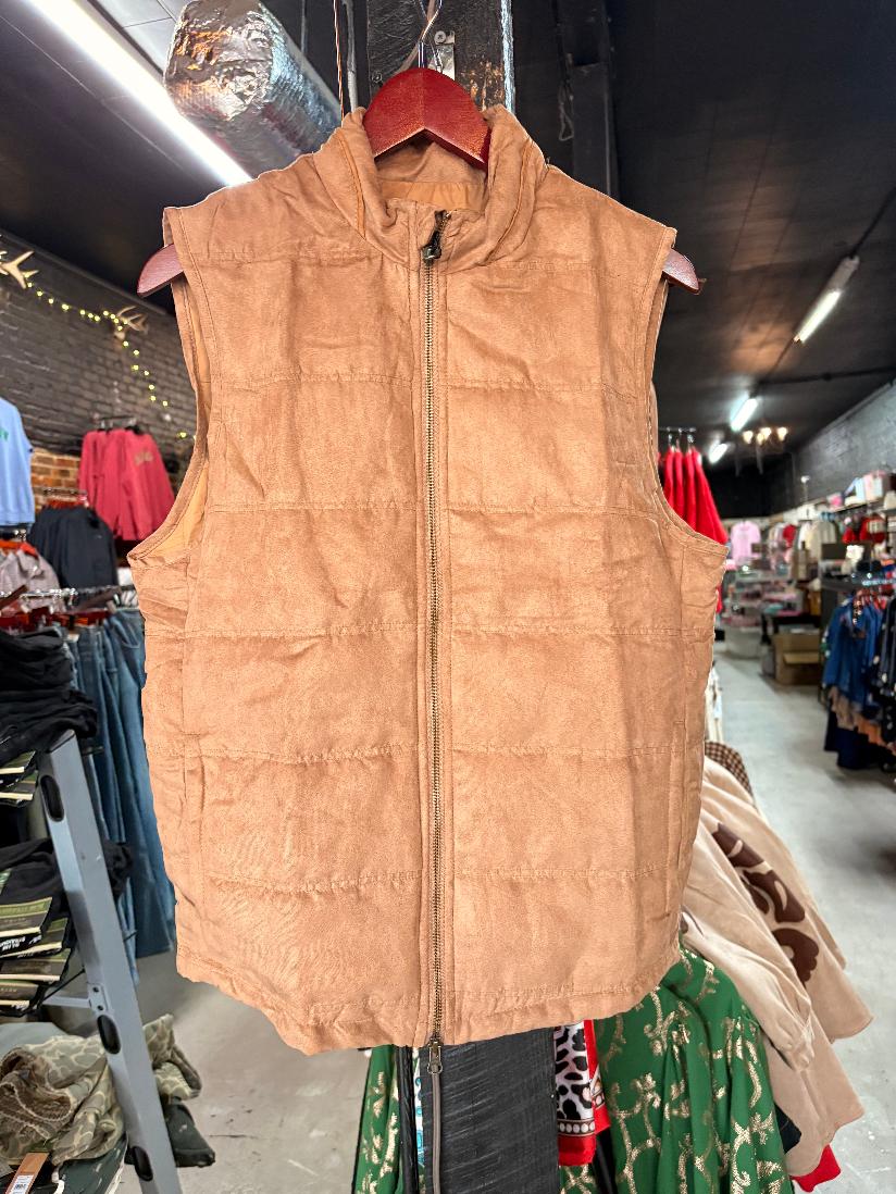 Southern Marsh Huntsville Quilted Vest - Light Brown