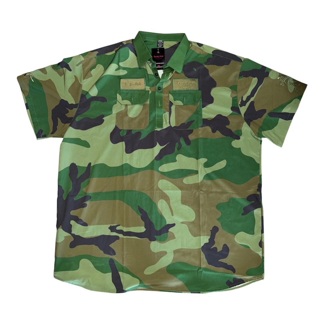 Trailer Park Golf Army Green Polo