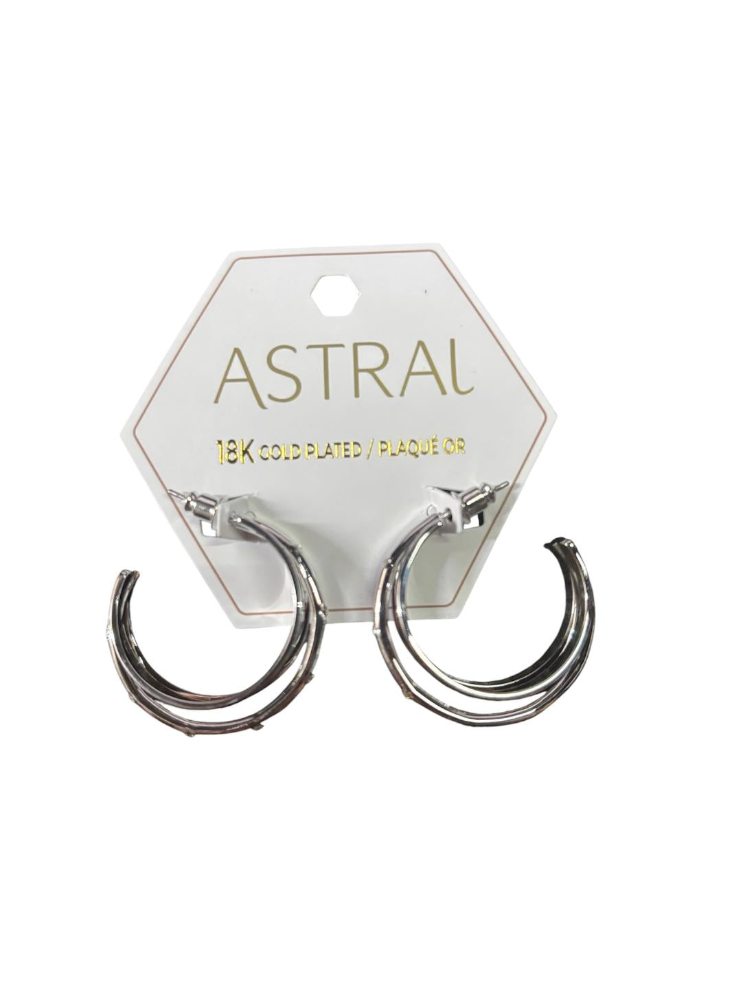 Three River Hoop Earrings