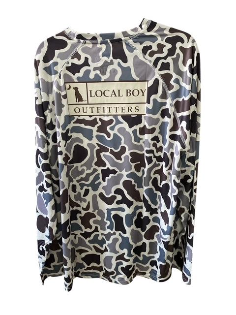 Local Boy Gray Localflodge Back Logo Performance Shirt