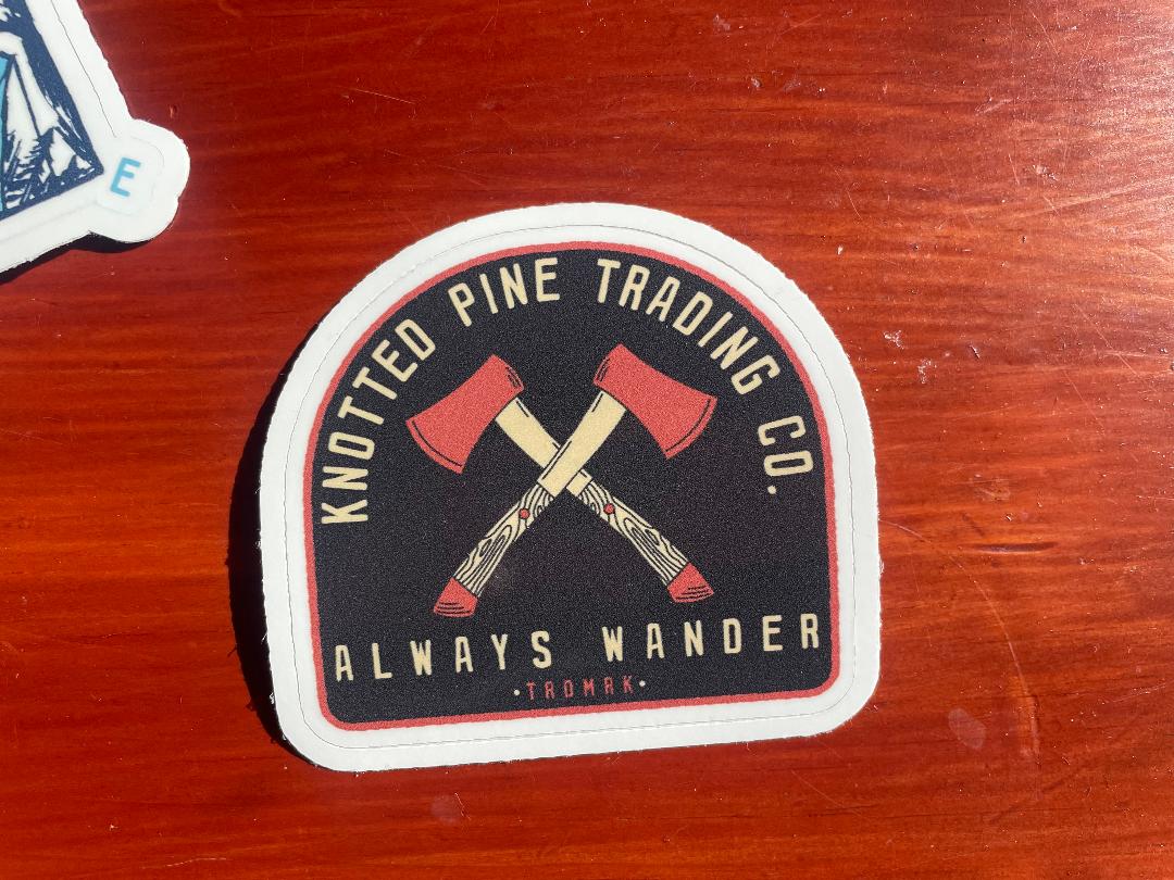 Knotted Pine Trading Co. Stickers