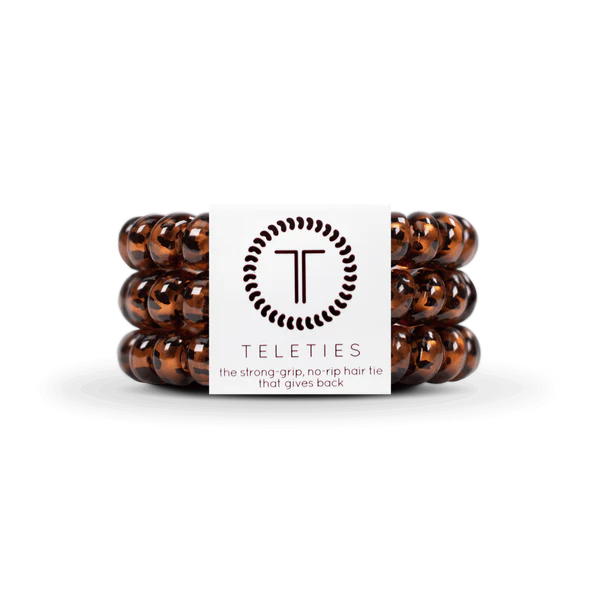 Teleties Tortoise Large Hair Ties
