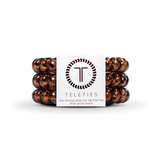 Teleties Tortoise Large Hair Ties