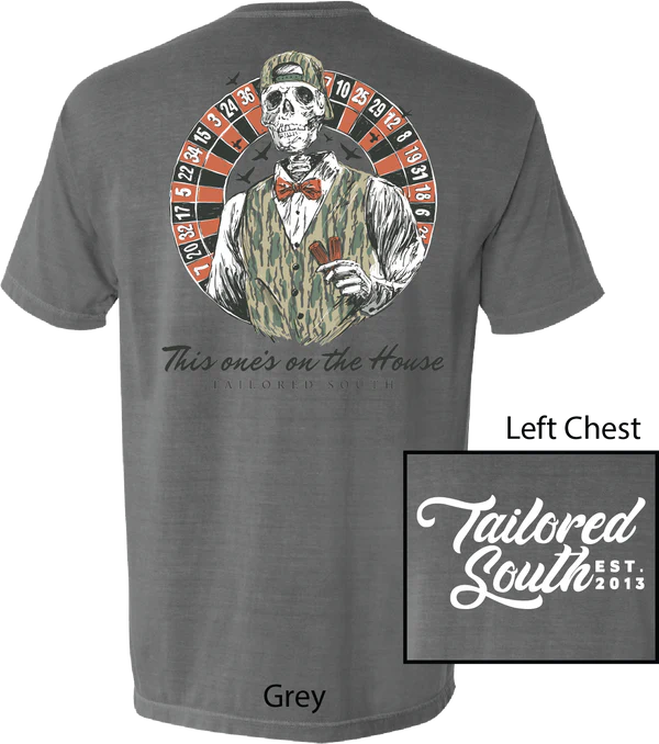 Tailored South Grey On the House Tee