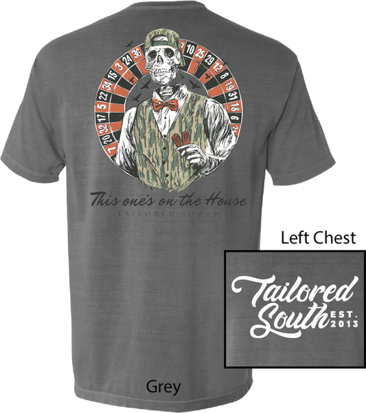 Tailored South Grey On the House Tee