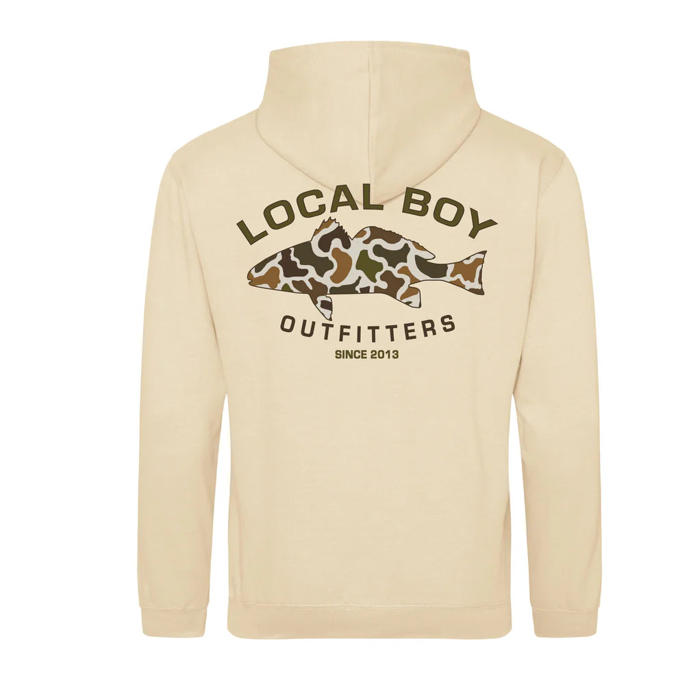 Local Boy Vintage Redfish Cotton Hoodie