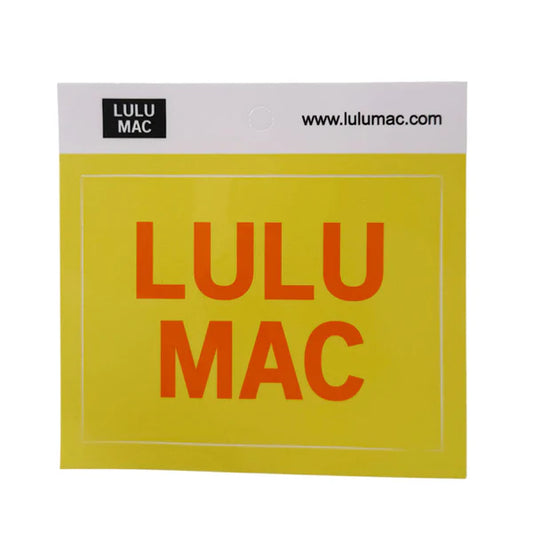 Lulu Mac Yellow Decal Sticker