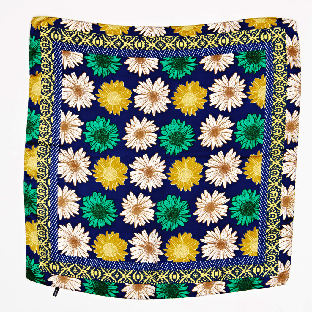 Floral Mix Print Satin Scarves