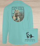 Struttin cotton Made To Retrieve Long Sleeve