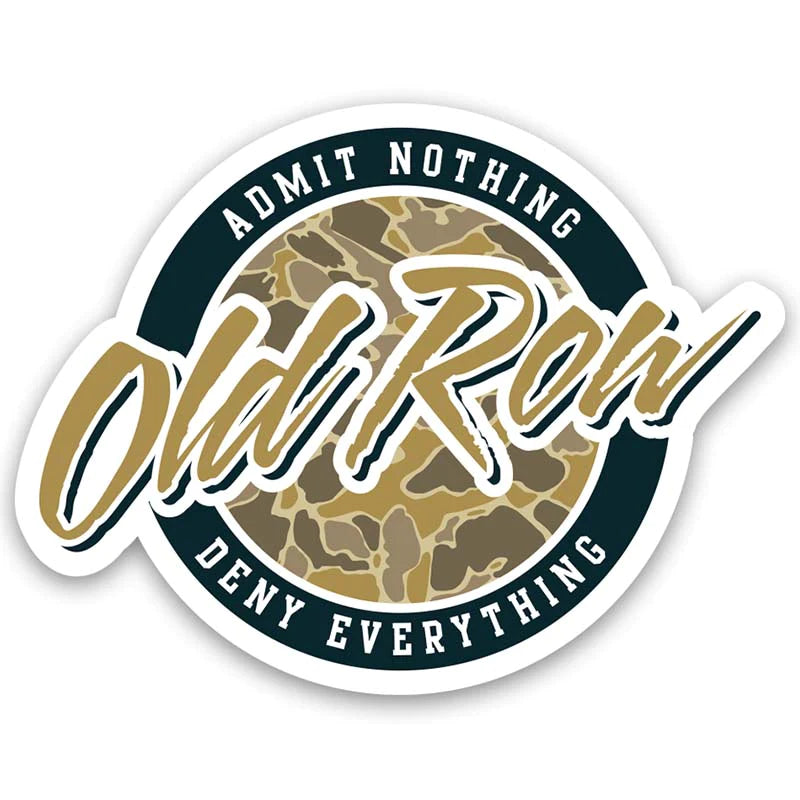 Old Row Camo Sticker Pack