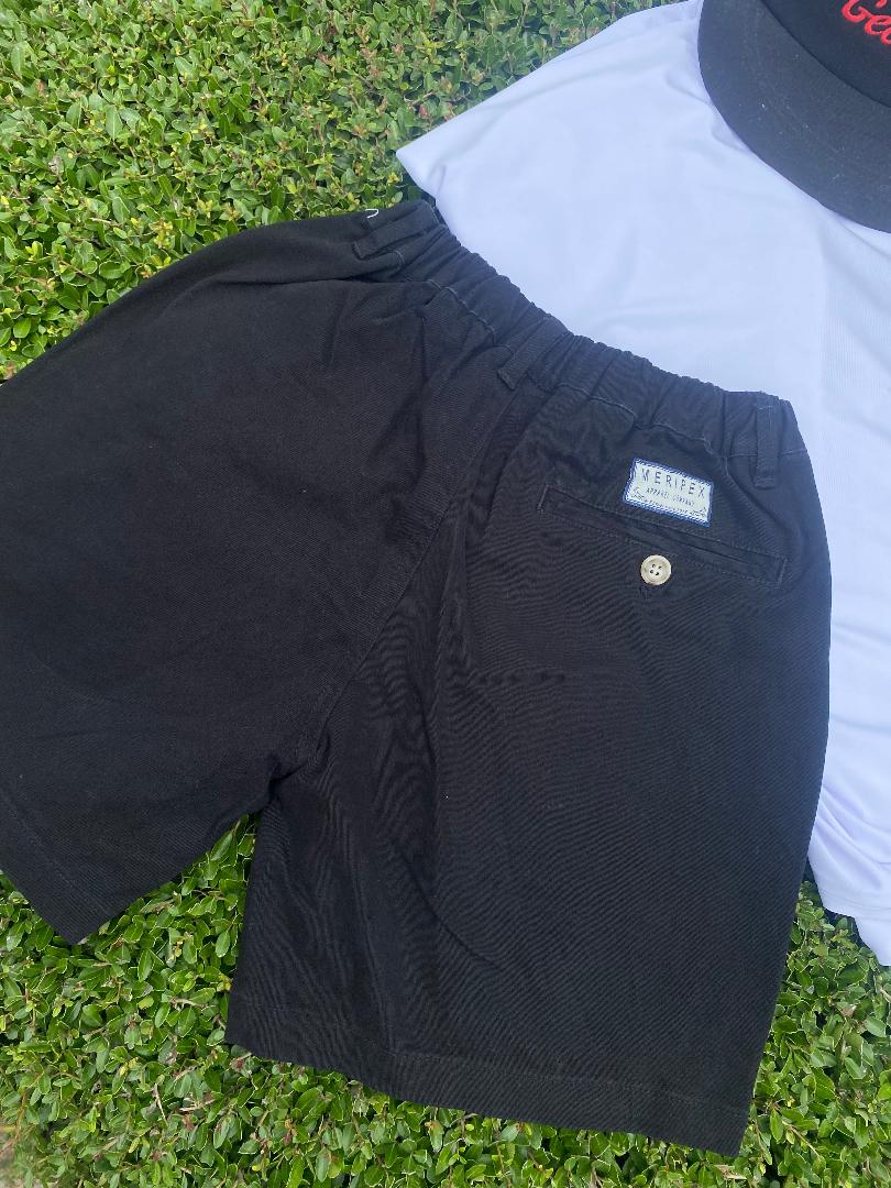 Men’s black 4 way stretch shorts