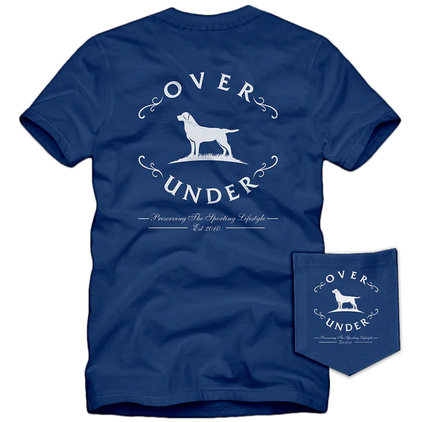 Heathered Original Logo T-Shirt Union Navy