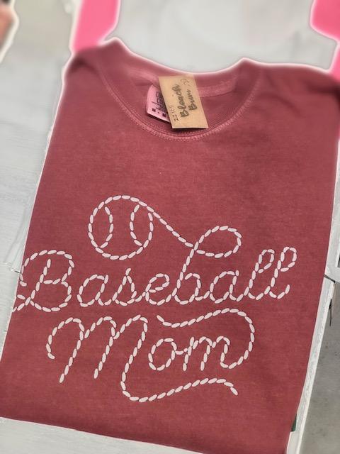 Bleach Bum Baseball Mom Tee